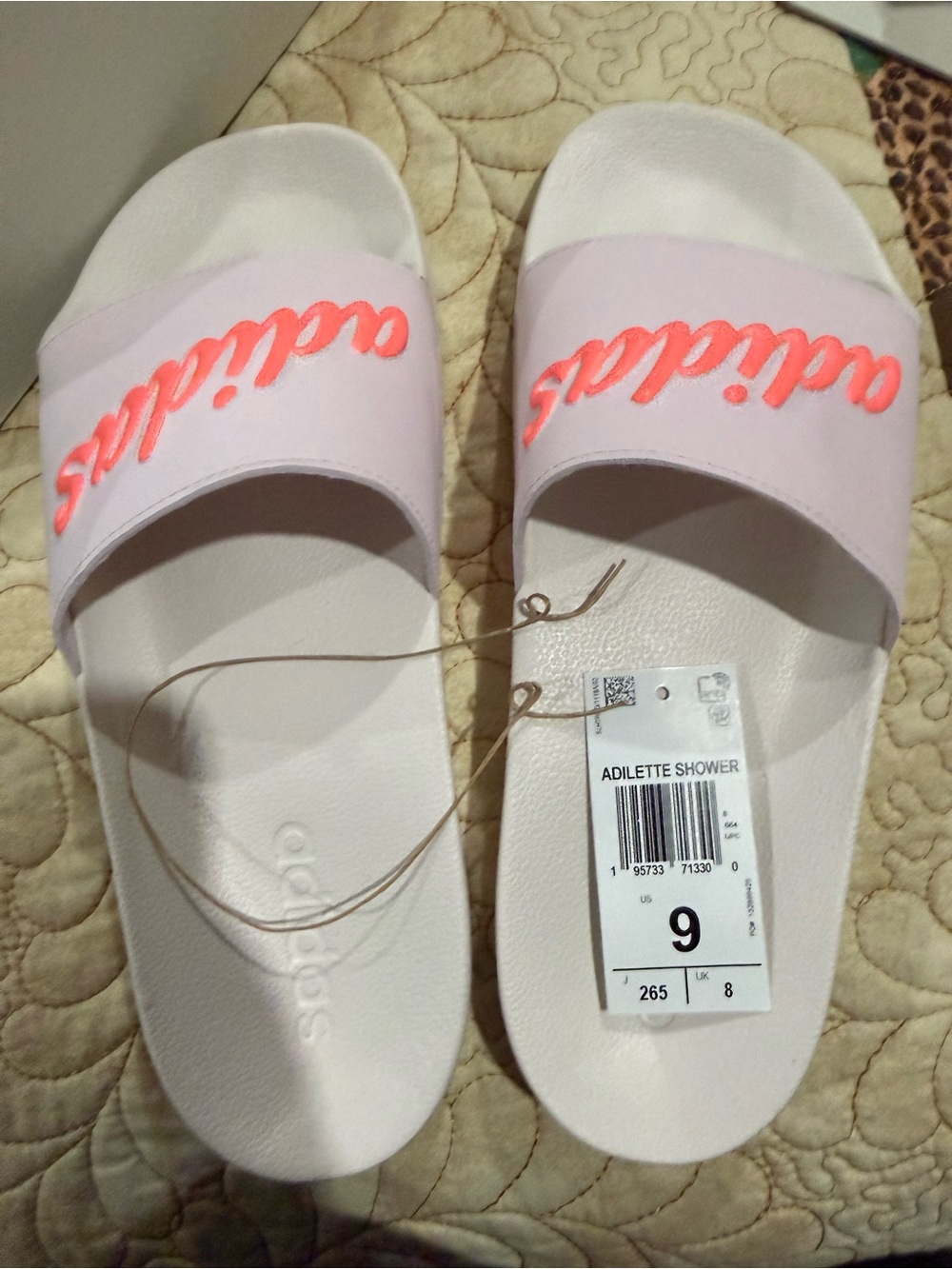 Adidas Adilette cloud foam shower slide Size 9 - Picture 6 of 7